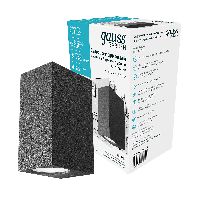 Светильник Gauss Cube настенный архитектурный 2*GU10, 160*68*92мм, 220-240V/50-60Hz, 2*35W IP54 (1/15)