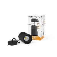 Светильник Gauss Overhead подвес цил12W 660lm 3000K 170-240V IP20 79*100мм черный LED 1/10