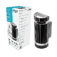 Светильник садово-парковый Gauss Enigma настенный архитектурный, 2xGU10, 100*105*245mm, 170-240V / 50Hz, 2xMax.50W, IP54 (1/12)