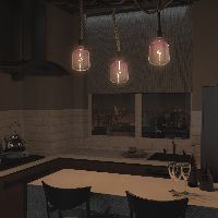 Лампа Gauss Filament V140 5W 200lm 1800К Е27 pink-clear flexible LED 1/6