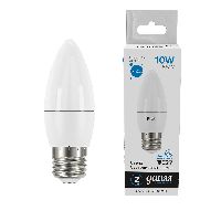 Лампа Gauss Elementary Свеча 10W 750lm 6500K E27 LED 1/10/100