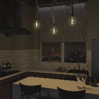 Лампа Gauss Filament G125 5W 190lm 1800К Е27 green flexible LED 1/10