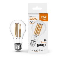 Лампа Gauss Basic Filament А70 23W 2300lm 2700К Е27 LED 1/10/40
