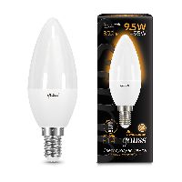 Лампа Gauss Свеча 9.5W 890lm 3000К E14 LED 1/10/100