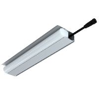 Модерн v2.0 3 345мм (9Вт/м) 48В DC CRI80 4000К Опал (Профиль, козырек, транзитное штепсельное соединение)