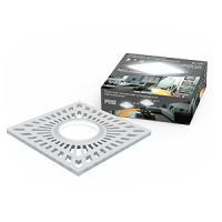 Светильник Gauss Backlight BL128 Квадрат. Белый, Gu5.3, 3W, LED 4000K 1/40 Светильник Gauss Backlight BL128 Квадрат. Белый, Gu5.3, 3W, LED 4000K 1/40