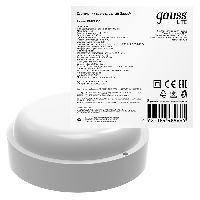Св-к светодиодный Gauss LITE IP65 D140*51 8W 680lm 4000K ЖКХ круглый с оптико-акустическ. сенс. 1/40