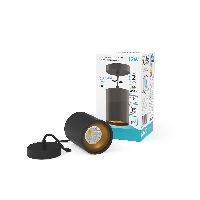 Светильник Gauss Overhead подвес цил12W 750lm 4100K 170-240V IP20 79*100мм черный золото LED 1/20