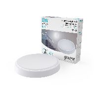 Светильник ЖКХ Gauss HALL круг 8W 670Св-к светодиодный Gauss IP40 D135*32 8W 670lm 4000K HALL круглый с микроволновым сенсором 1/40lm 4000K 200-240V IP40 D135*32мм белый с оптико-микровол сенс LED 1/40