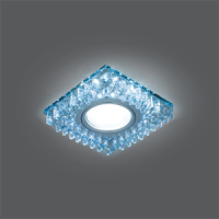 Светильник Gauss Backlight BL030  Квадрат. Кристал/Хром, Gu5.3, LED 4100K 1/40 Светильник Gauss Backlight BL030  Квадрат. Кристал/Хром, Gu5.3, LED 4100K 1/40