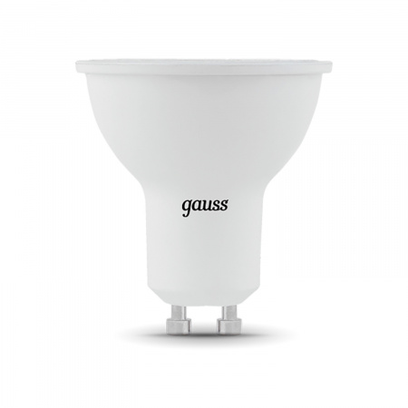 Лампа Gauss MR16 5W 530lm 6500K GU10 диммируемая LED 1/10/100