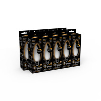 Лампа Gauss Filament Свеча 9W 590lm 3000К Е14 milky диммируемая LED 1/10/50