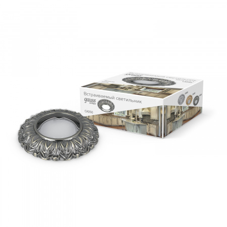 Светильник Gauss Antique CA050 Круг. Бронза Gu5.3 1/40