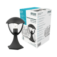 Светильник садово-парковый Gauss Aura на постамент 1*E27, 60W, 200*200*310мм, 170-240V / 50Hz, IP54 (1/6)