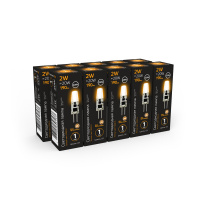 Лампа Gauss G4 AC220-240V 2W 190lm 2700K силикон LED 1/10/200