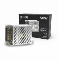 Блок питания Gauss 50W 24V IP20 1/120