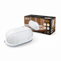 Светильник Gauss НБП IP54 212*105*85 овал с решеткой под лампу Е27 max 60W, 1/12