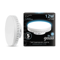 Лампа Gauss GX70 12W 1200lm 4100K LED 1/10/50