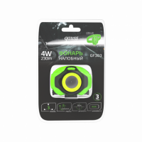 Фонарь налобный Gauss модель GFL303 4W 230lm 3xAAA LED 1/12/60