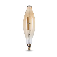 Лампа Gauss Filament BT120 6W 780lm 2400К Е27 golden straight LED 1/10 Лампа Gauss Filament BT120 6W 780lm 2400К Е27 golden straight LED 1/10