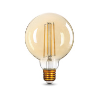Лампа Gauss Filament G95 8W 740lm 2400К Е27 golden LED 1/20 Лампа Gauss Filament G95 8W 740lm 2400К Е27 golden LED 1/20