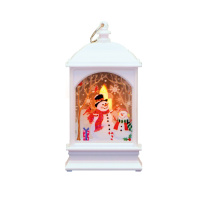 Фонарь новогодний светодиодный "Снеговик" Gauss серия Holiday, 0,1W, тёплый свет, белый, батарейки в комплекте, 1/100