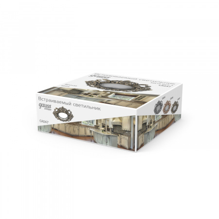 Светильник Gauss Antique CA047 Круг. Бронза Gu5.3 1/40