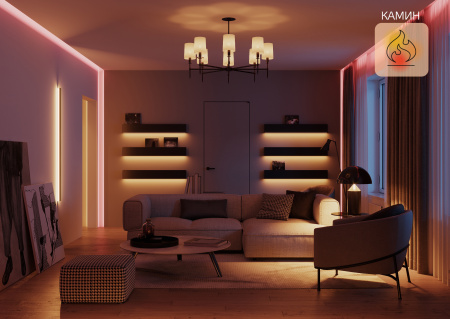 Лампа Gauss Smart Home A60 10W 1055lm 2700-6500К E27 RGBW+изм.цвет.темп.+диммирование LED 1/10/40