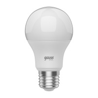 Лампа Gauss Basic A60 11,5W 1060lm 3000K E27 LED 1/10/50