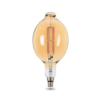 Лампа Gauss Filament BT180 8W 780lm 2400К Е27 golden straight LED 1/6 Лампа Gauss Filament BT180 8W 780lm 2400К Е27 golden straight LED 1/6