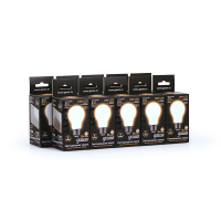 Лампа Gauss Filament А60 10W 820lm 2700К Е27 milky LED 1/10/40