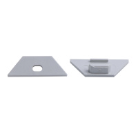 Заглушки для углового профиля светодиодной ленты Gauss (2 заглушки в пакете) 1/1000