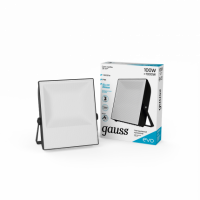 Прожектор Gauss EVO 100W 10000lm 6500K 100-240V IP65 черный LED 1/6