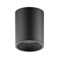 Светильник Gauss Overhead накл цил 12W 920lm 4100K 170-240V IP20 79*100мм черный LED 1/30