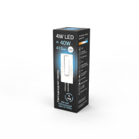 Лампа Gauss G4 12V 4W 410lm 4100K керамика LED 1/10/200
