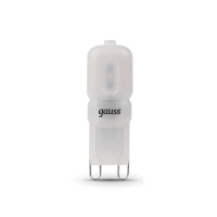 Лампа Gauss G9 AC220-240V 3W 250lm 4100K пластик LED 1/10/200