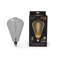 Лампа Gauss Filament ST164 8.5W 165lm 1800К Е27 gray flexible LED 1/6 Лампа Gauss Filament ST164 8.5W 165lm 1800К Е27 gray flexible LED 1/6
