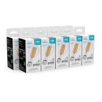 Лампа Gauss Basic Filament А70 23W 2400lm 4100К Е27 LED 1/10/40