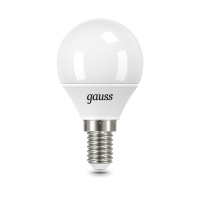 Лампа Gauss Шар 9.5W 950lm 6500K E14 LED 1/10/100
