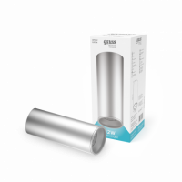 Светильник Gauss Overhead накл цил 12W 920lm 4100K 170-240V IP20 79*200мм хром сатин LED 1/30