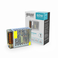 Блок питания Gauss Basic 12V 60W IP20 1/120