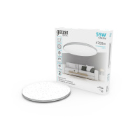 Светильник Gauss Basic Space Line НПС 55W 4700lm 4000K 220-240V IP20 485*75 LED 1/10