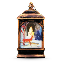 Фонарь новогодний светодиодный "Олененок" Gauss серия Holiday, 0,1W, тёплый свет, бронзовый, батарейки в комплекте, 1/100