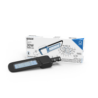 Светильник уличный Gauss Qplus 30W 3600lm 5000K 120-260V IP65 370*145*45мм черный КСС "Ш" LED 1/6
