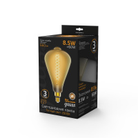 Лампа Gauss Filament ST164 8.5W 660lm 2000К Е27 golden flexible LED 1/6 Лампа Gauss Filament ST164 8.5W 660lm 2000К Е27 golden flexible LED 1/6