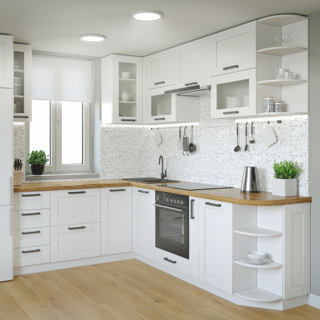 Светильник Gauss Basic Downlight круг 24W 2100m 4000K 170-260V IP20 225*26 белый LED 1/40