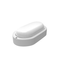 Светильник ЖКХ Gauss LITE овал 8W 680lm 4000K 200-240V IP65 160*90*46мм белый LED 1/40