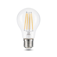 Лампа Gauss Filament А60 12W 1250lm 4100К Е27 LED 1/10/40