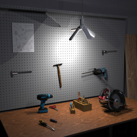 Лампа Gauss Basic 30W 2900lm 4000K E27 Клевер-4 LED 1/20