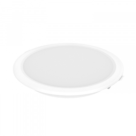 Светильник Gauss Elementary Downlight круг26W 2250lm 4000K 170-260V IP20 220*26 белый LED 1/40
